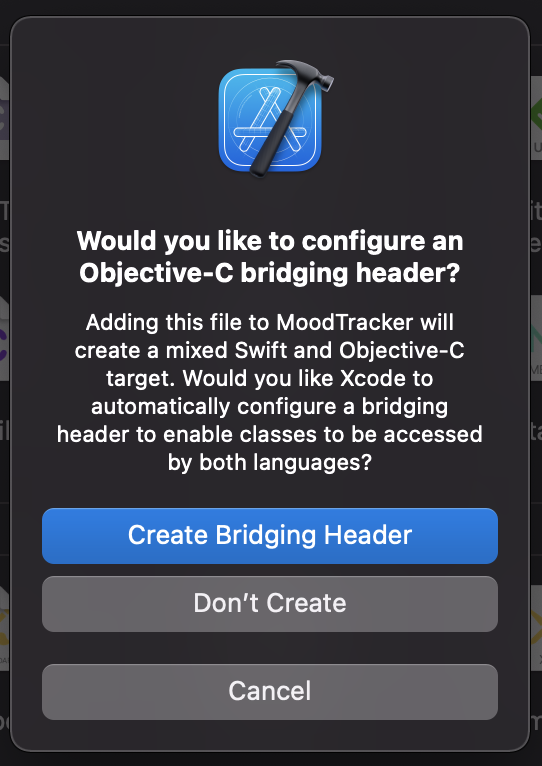 iOS bridging header