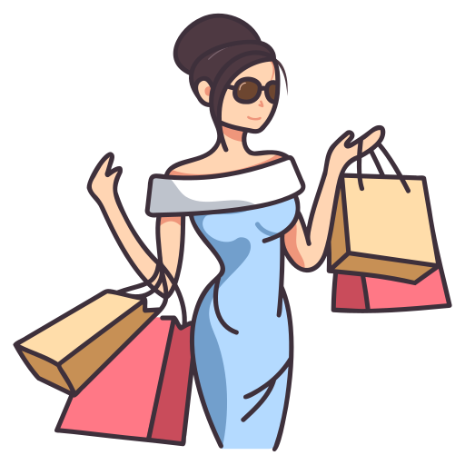 Shopping lady